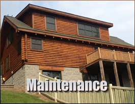  Burnsville, North Carolina Log Home Maintenance